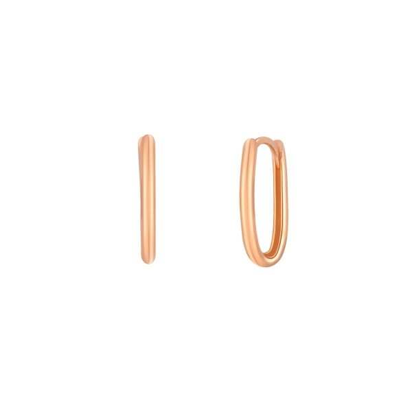 Rose Gold Hoop Earrings