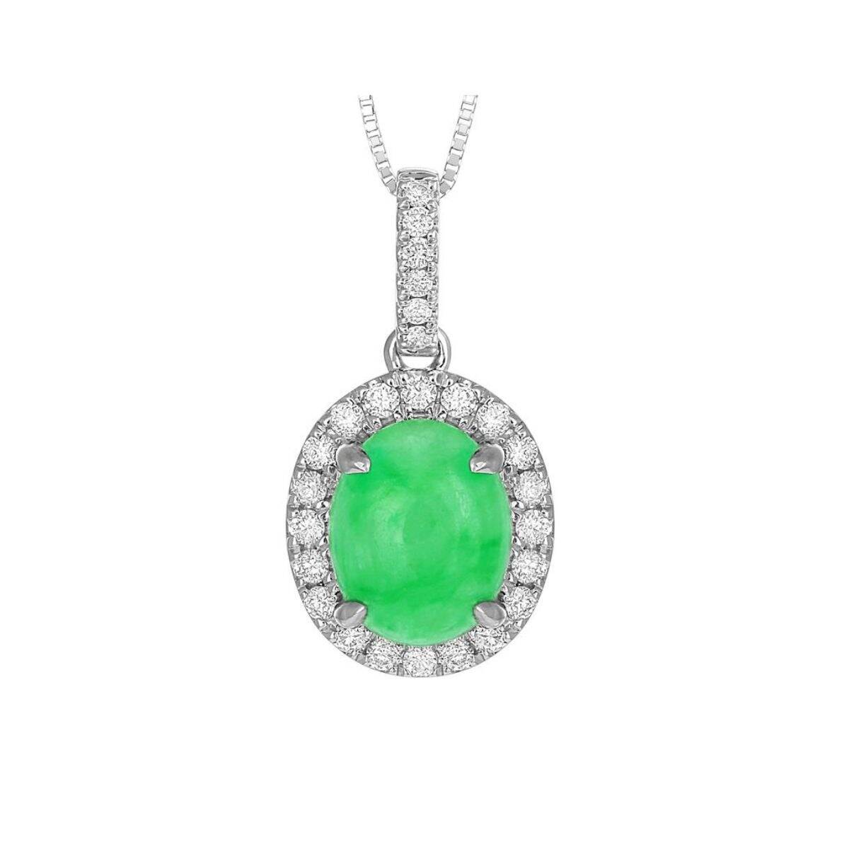 White Gold Diamond Pendant