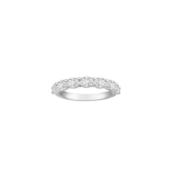 Lab-Grown Diamond Half Eternity Oval Ring