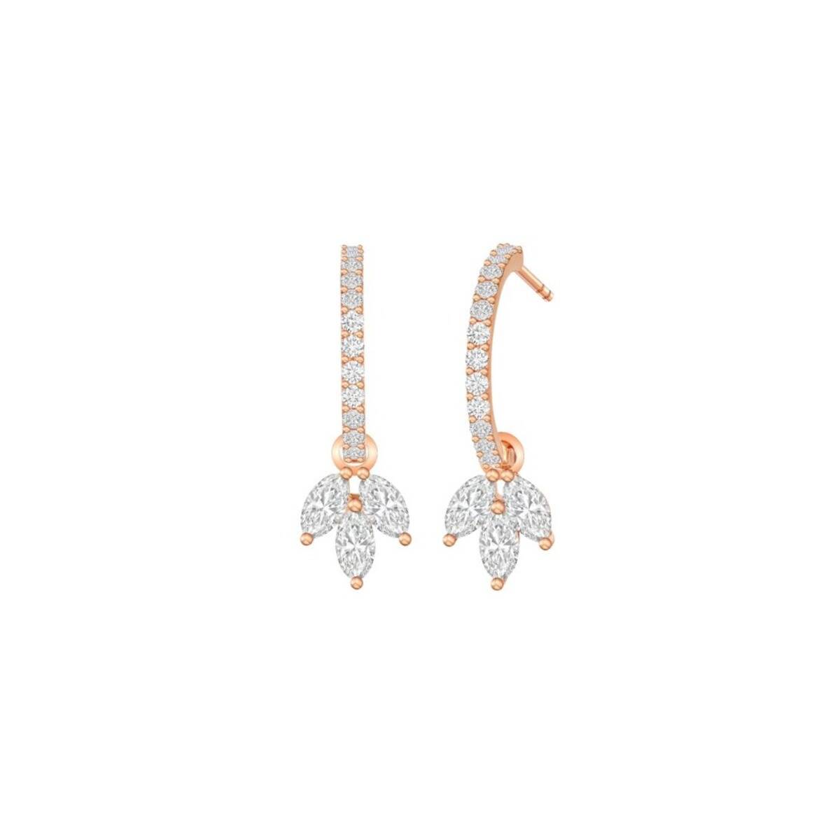 Lab-Grown Diamond Drops Earrings