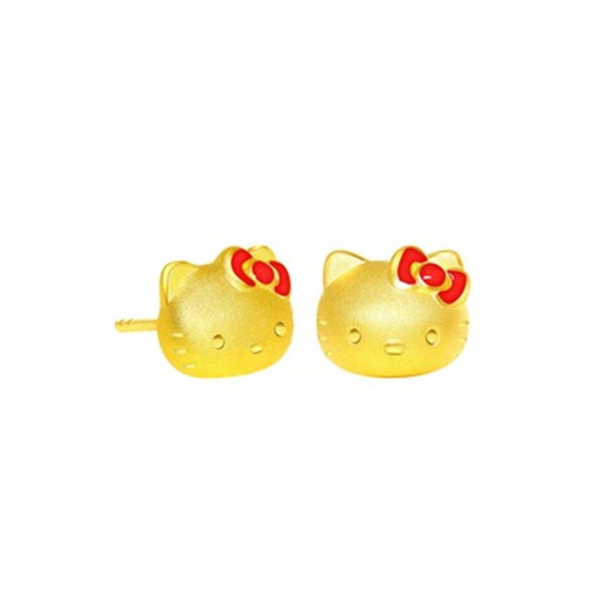 Hello Kitty Gold Earrings