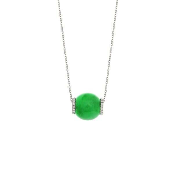 White Gold Diamond Pendant