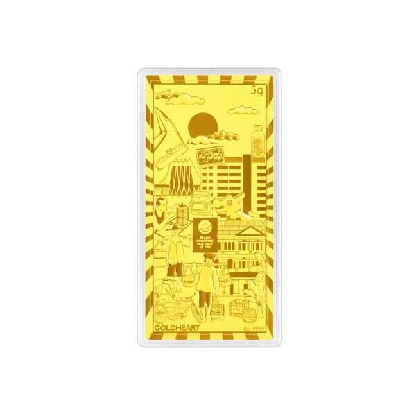 5G Timeless Heritage Gold Bar