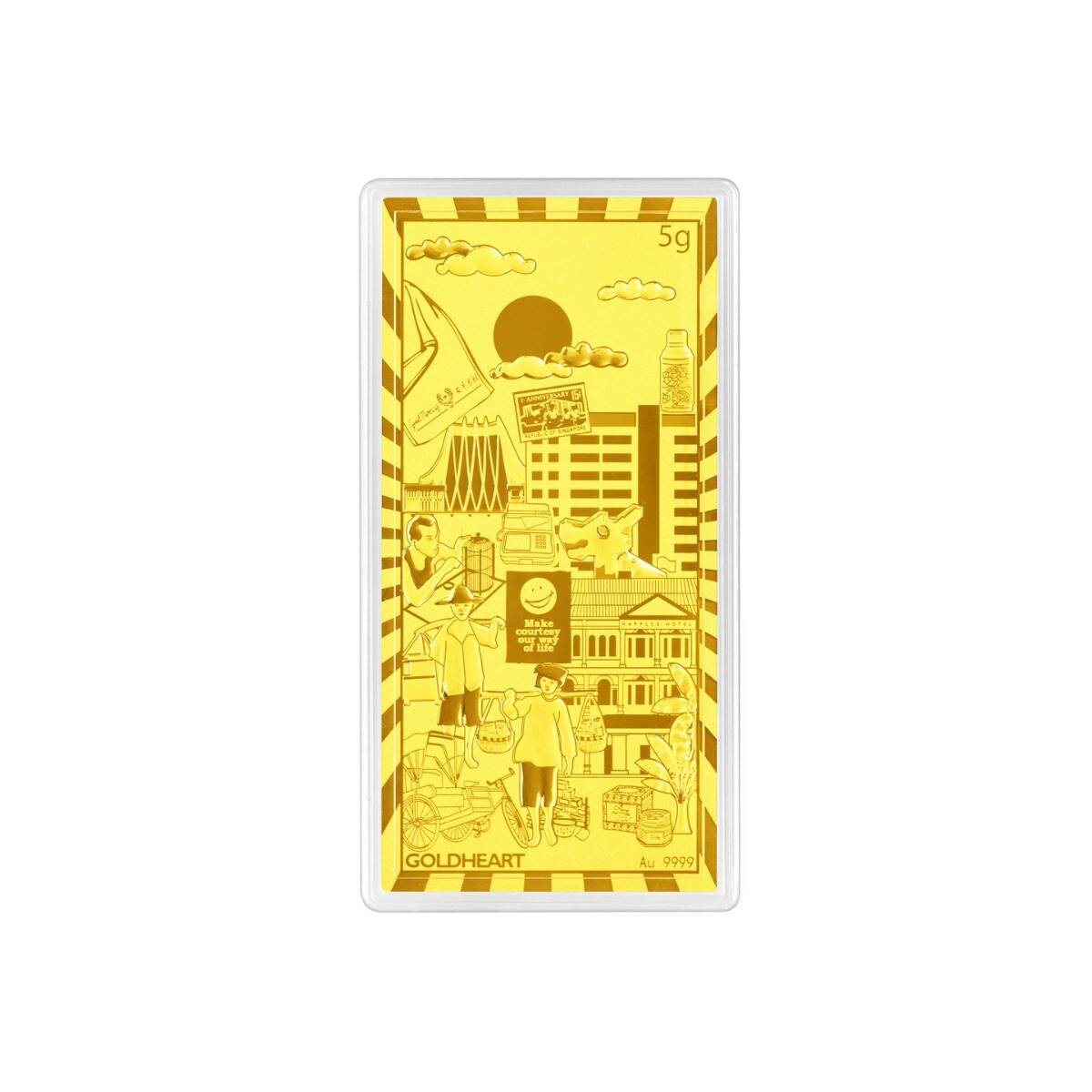 5G Timeless Heritage Gold Bar