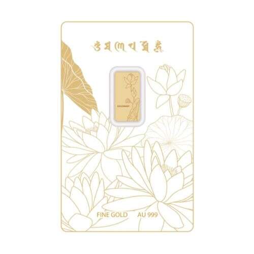 0.1G Lotus Gold Bar