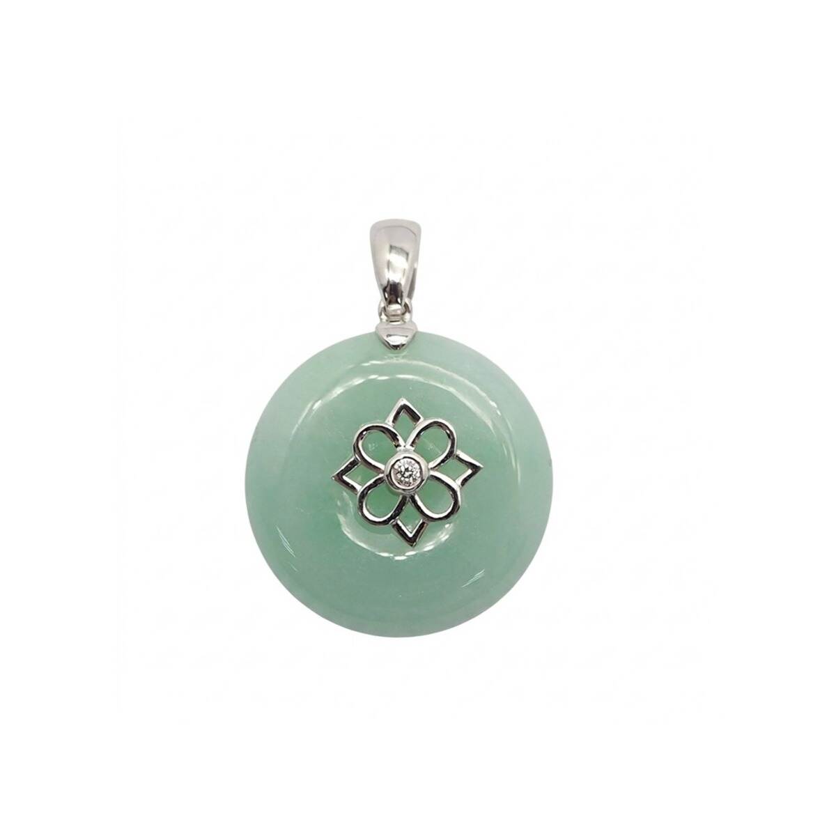 White Gold Diamond Pendant